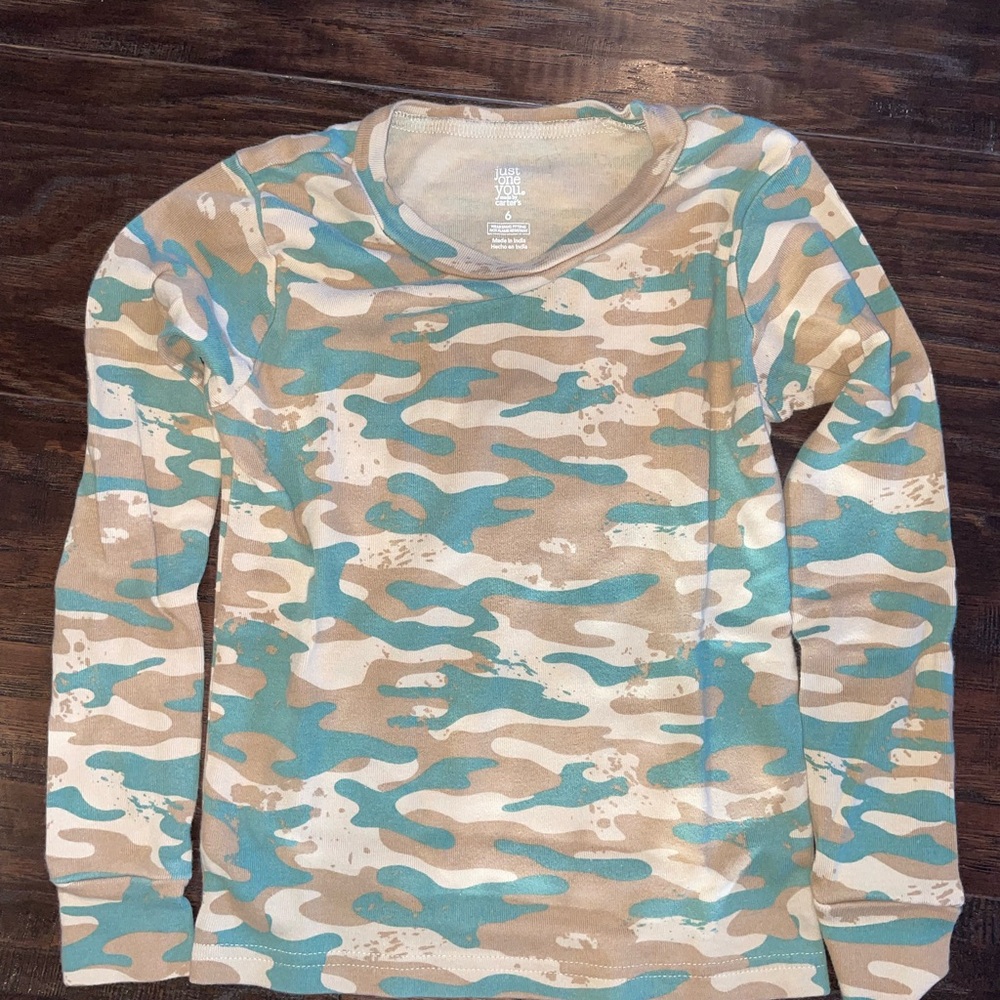 Kids Camouflage Long Sleeve Shirt